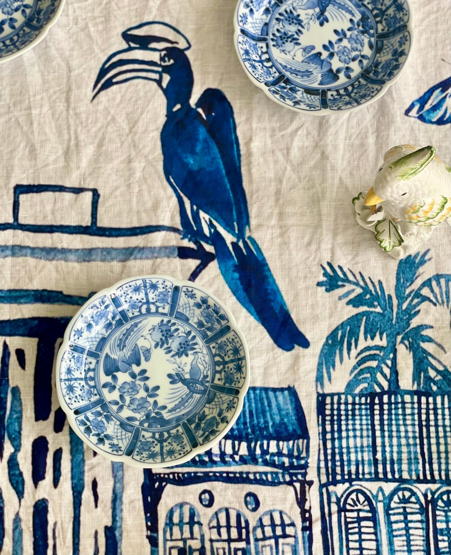 PRE-ORDER: 'Singapore Celebration' Linen Tablecloth