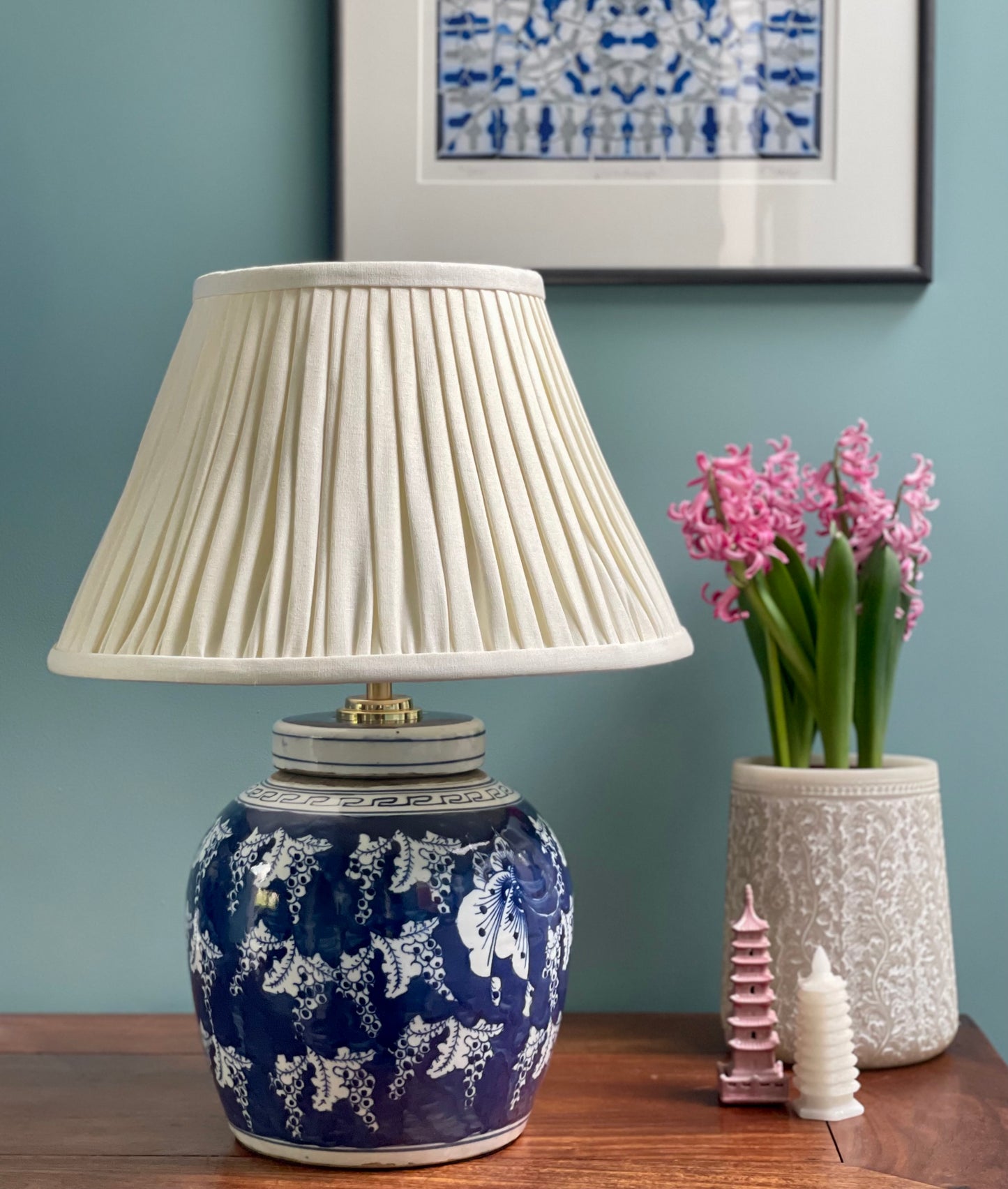 Buttermilk Linen Lamp Shade