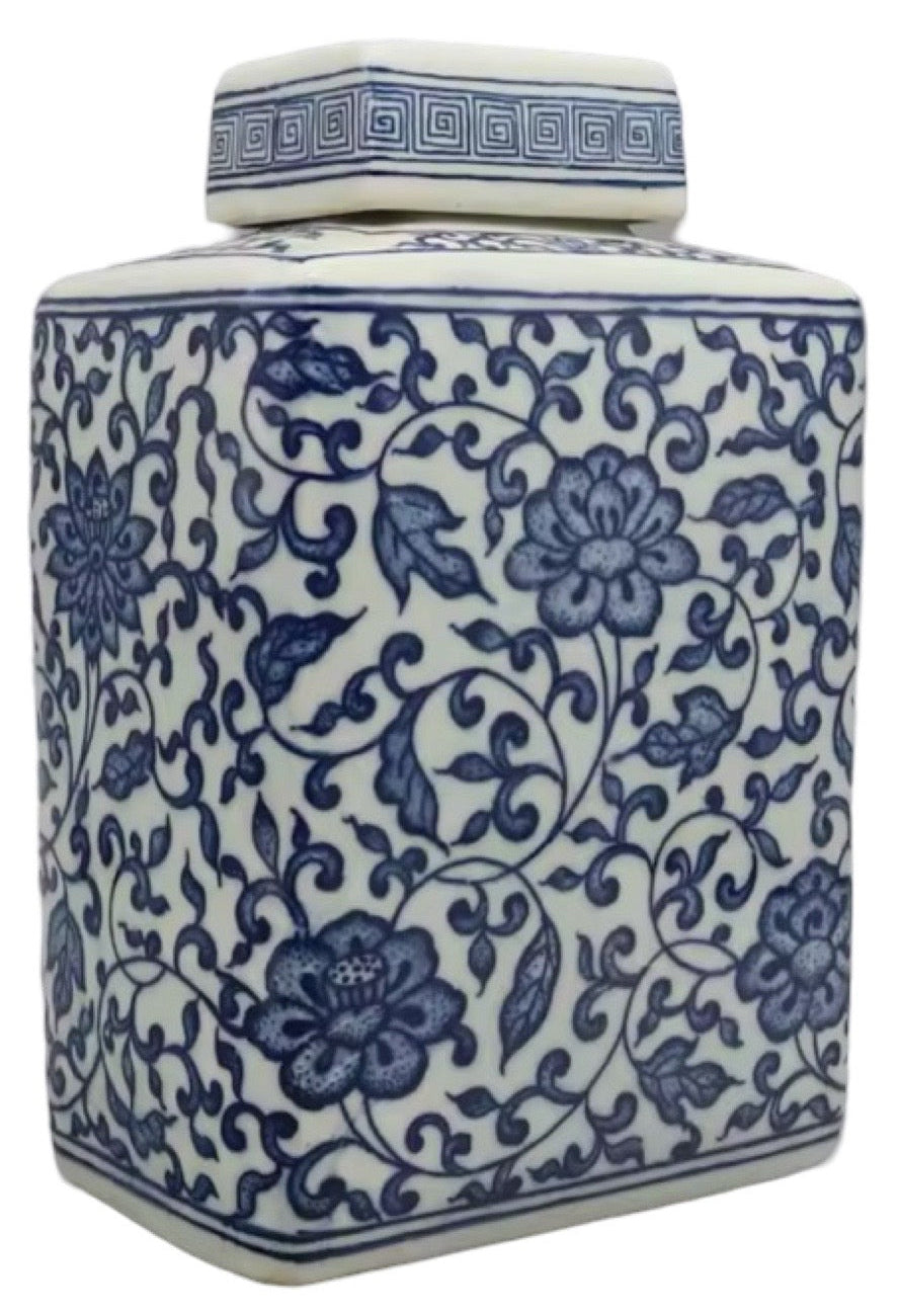Floral Lidded Jars