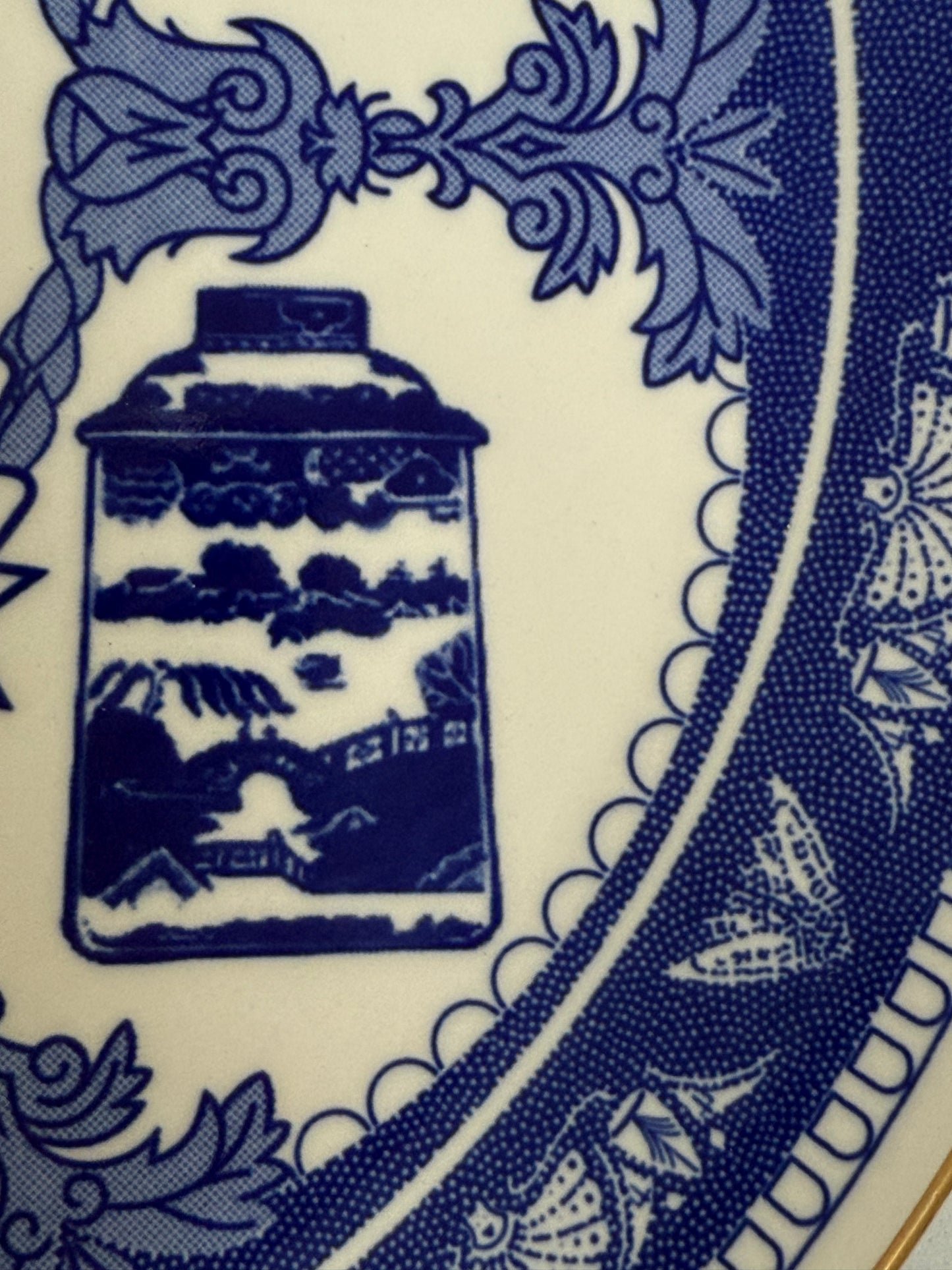 Mason’s for Ringtons Decorative Caddy Collection China Plate