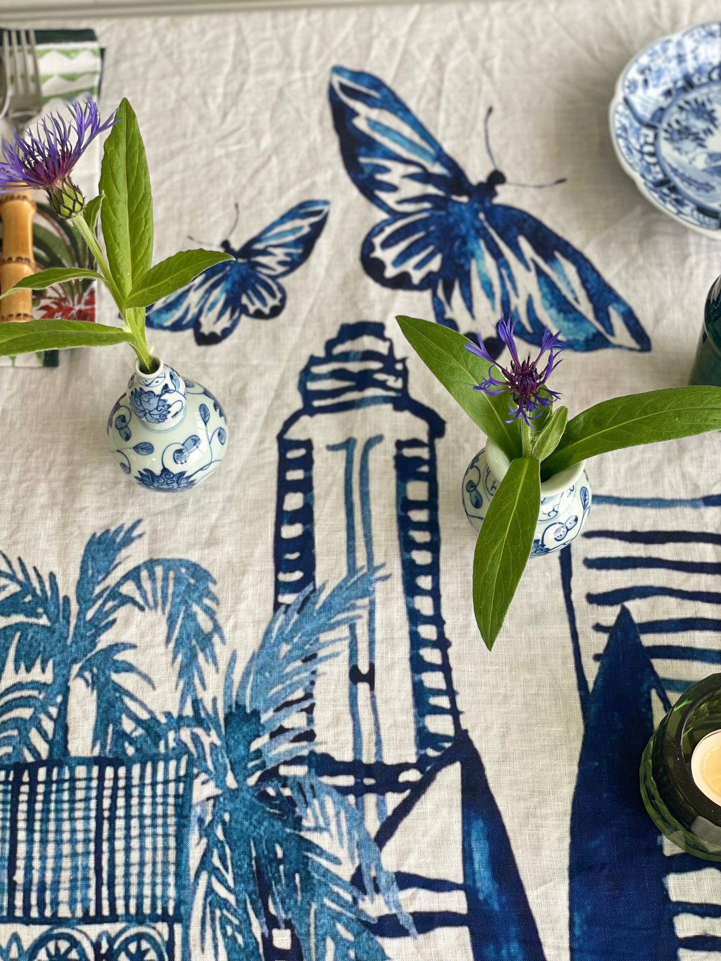 PRE-ORDER: 'Singapore Celebration' Linen Tablecloth