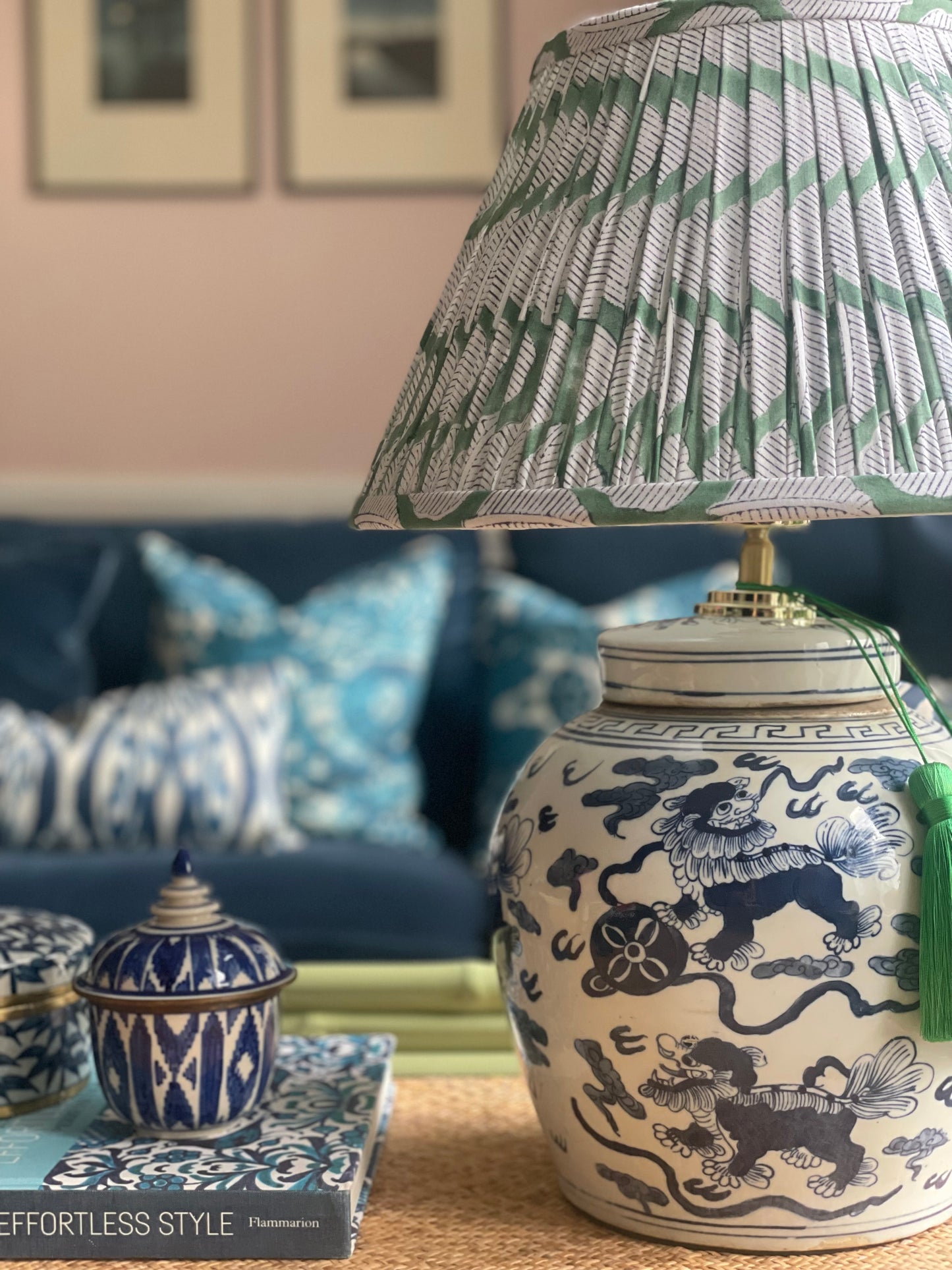 Foo Dogs Ginger Jar Lamp