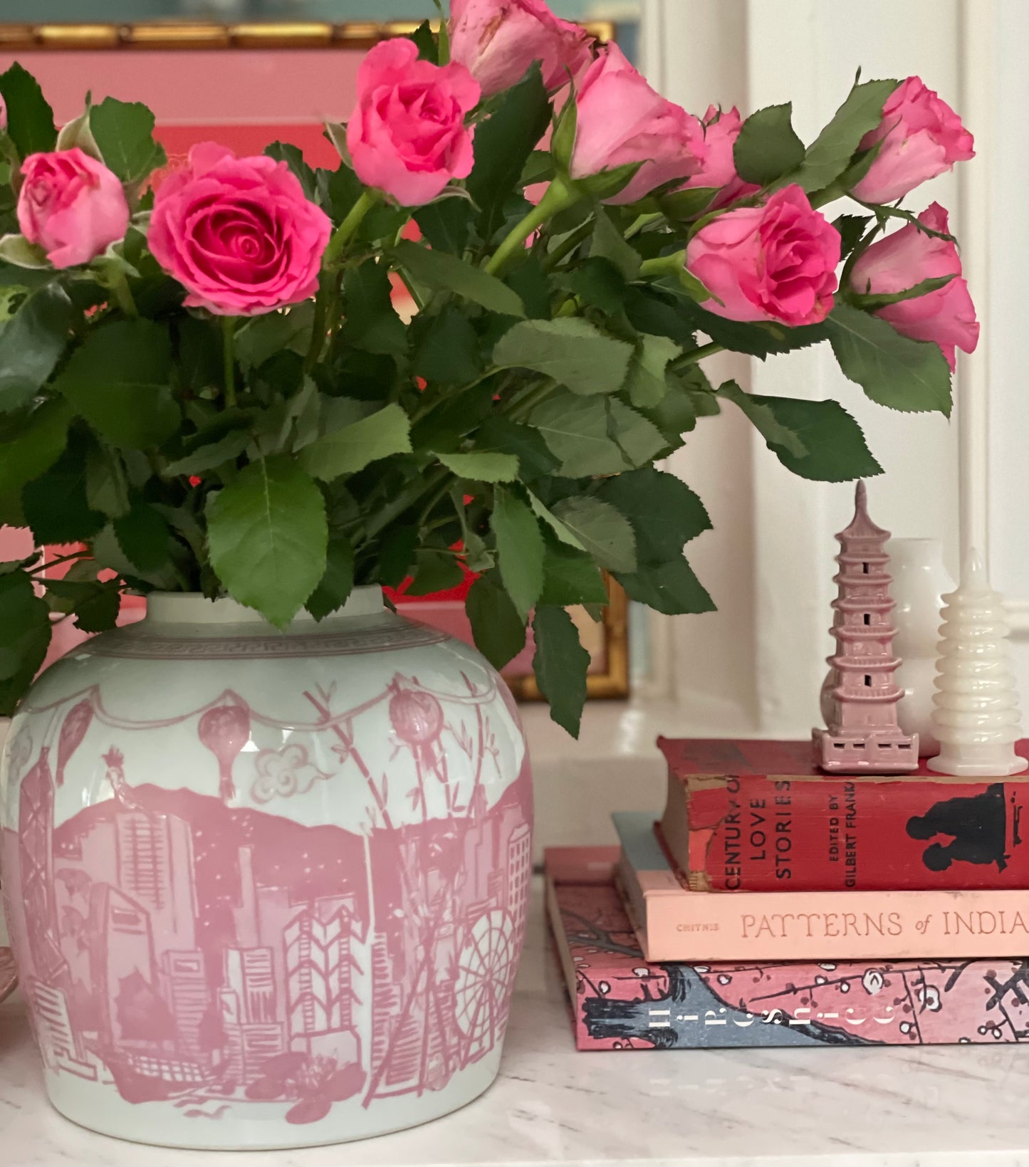 ‘Hong Kong Homage' Ginger Jar: Blossom Pink