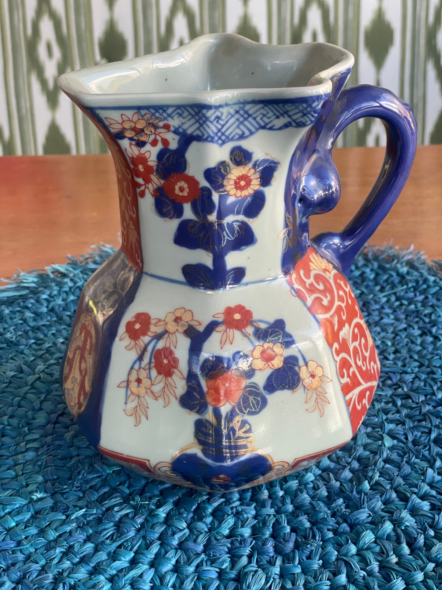 Antique Ironstone Imari Jugs