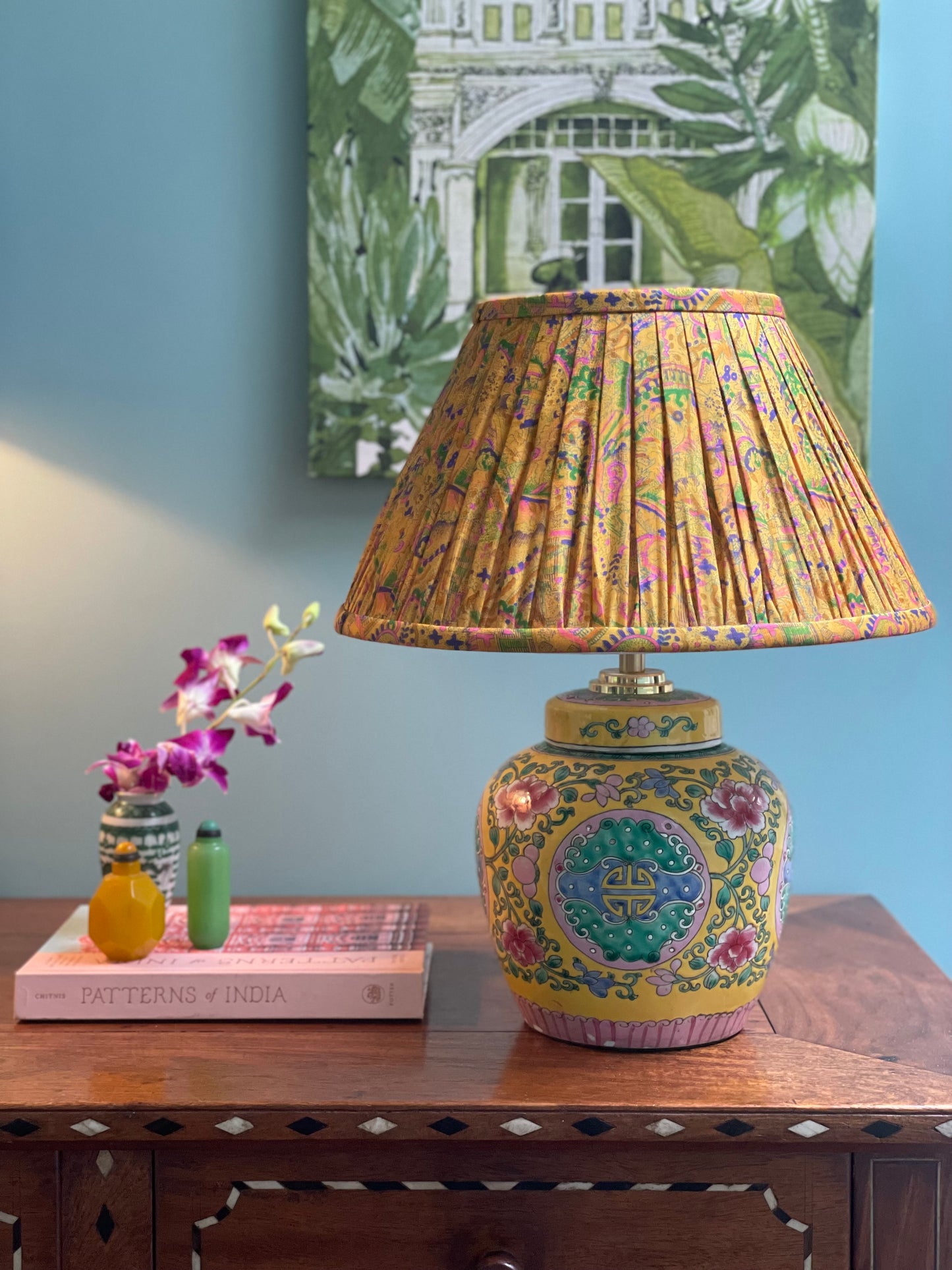 Morinda Silk Sari Lamp Shade