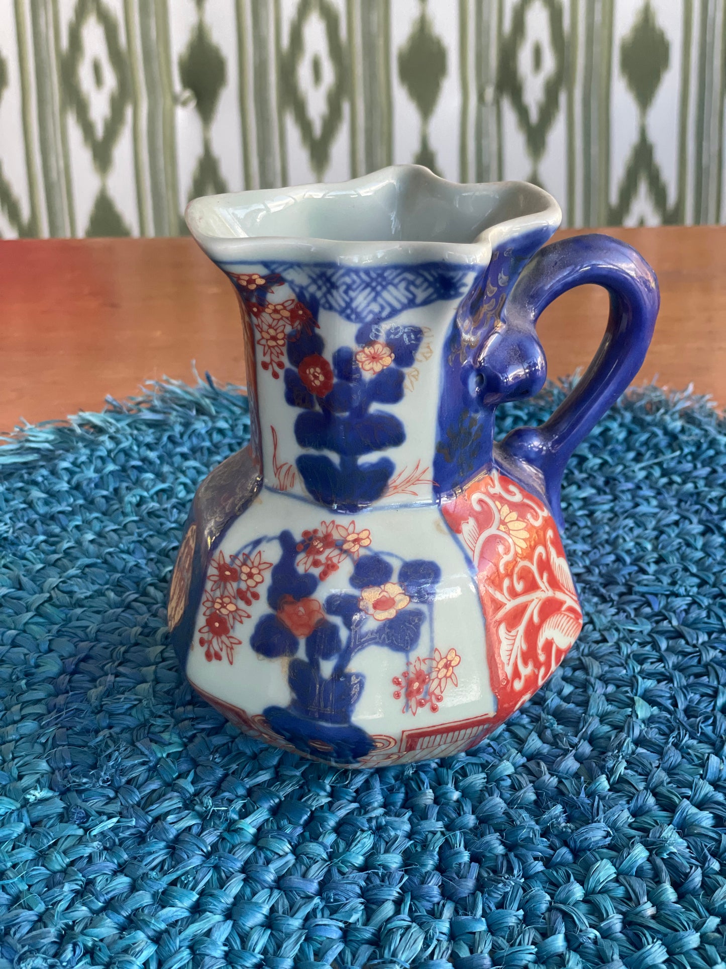 Antique Ironstone Imari Jugs