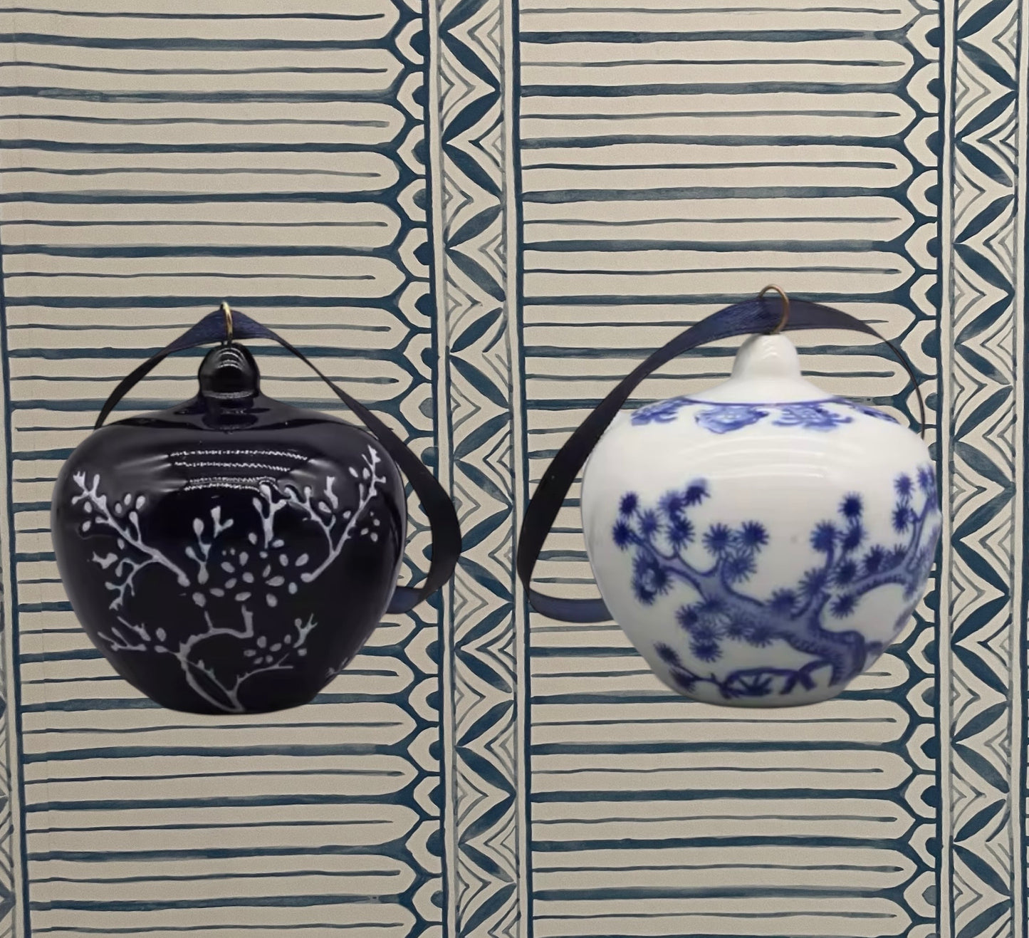 Blue & White Chinoiserie Ornaments