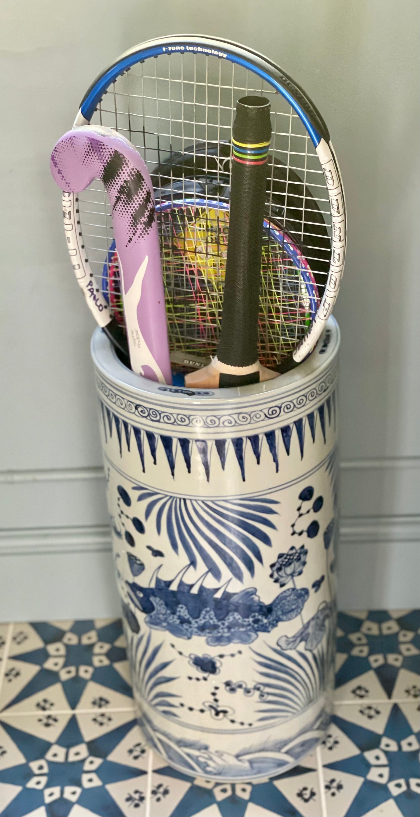 Carp Ceramic Umbrella Stand