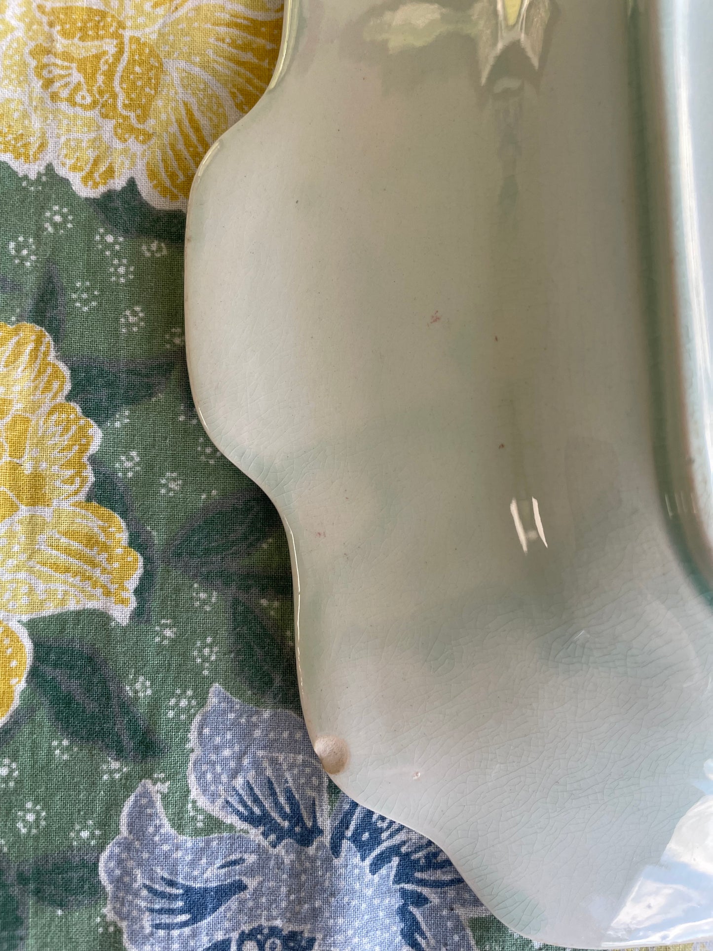 Vintage 'Singapore Bird' Square Platter
