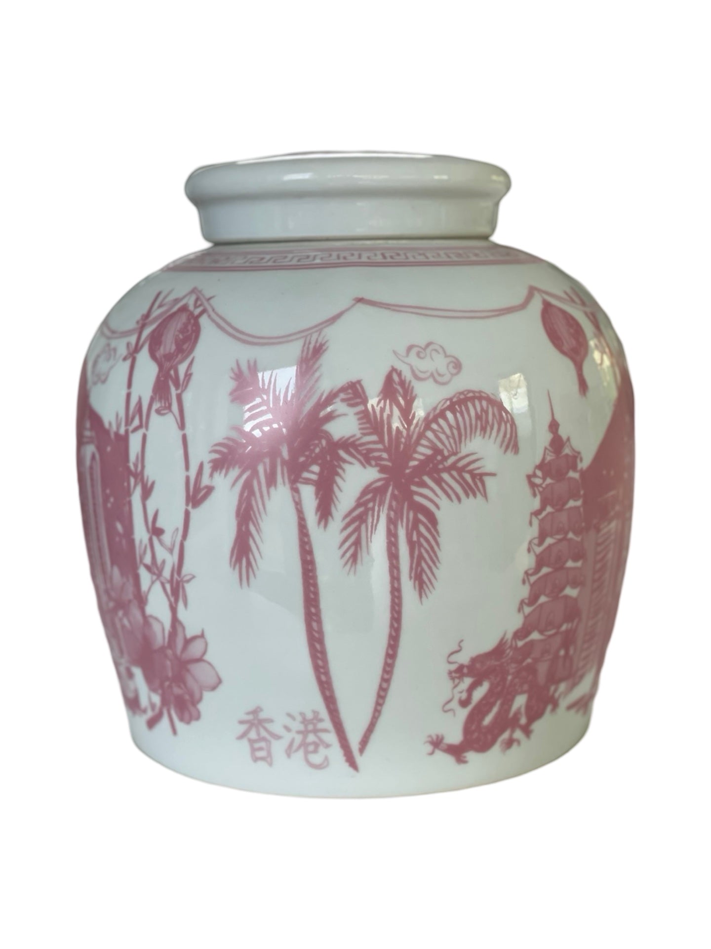 ‘Hong Kong Homage' Ginger Jar: Blossom Pink