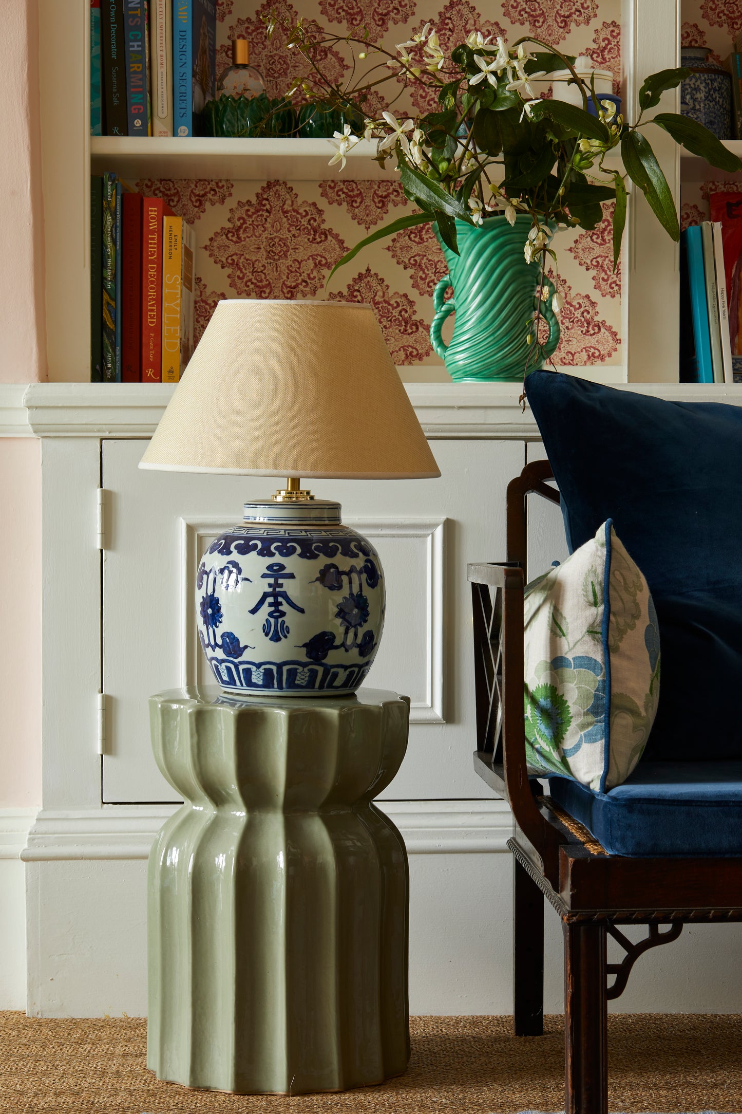 Shou Ginger Jar Lamp