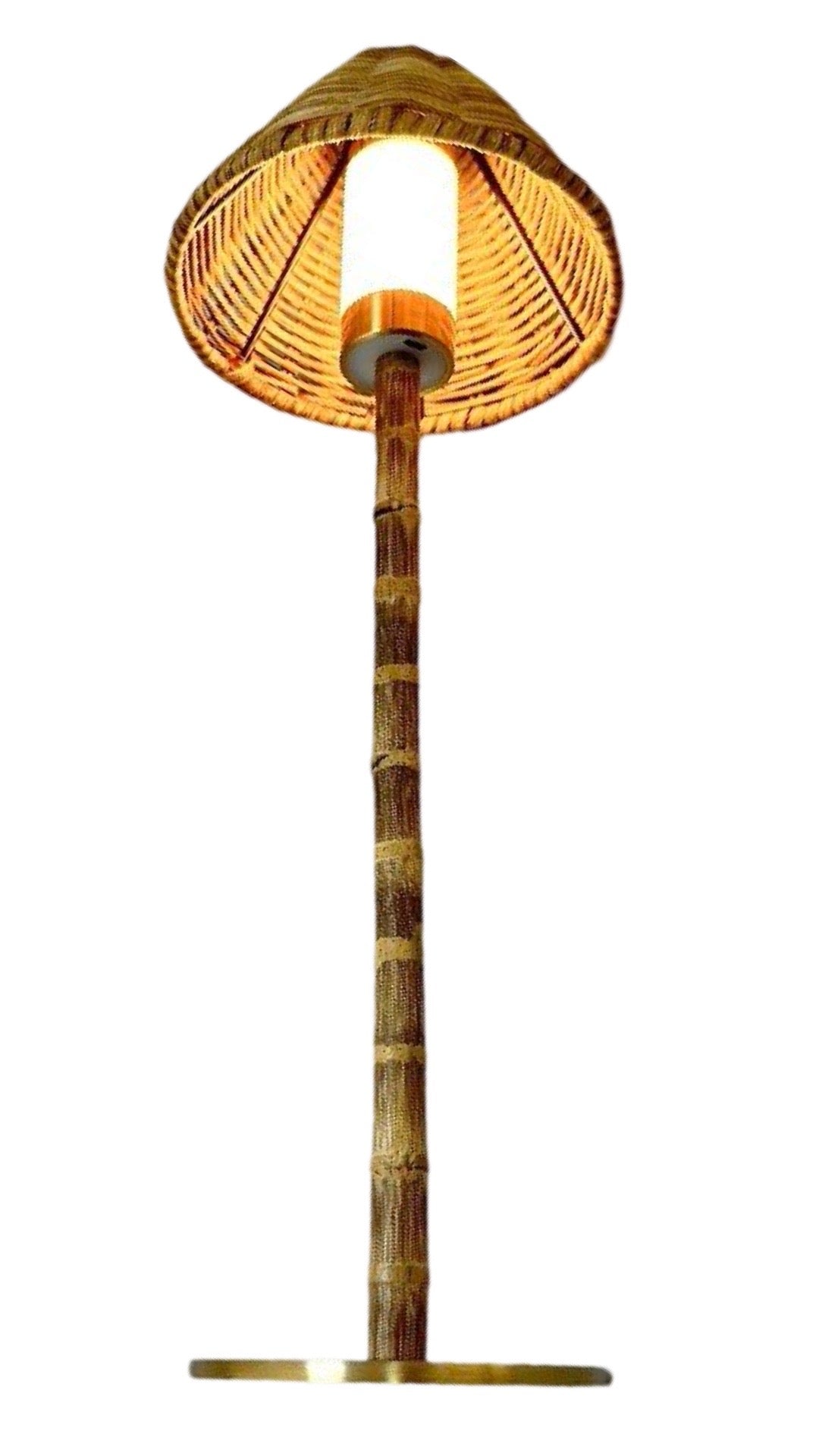 Bali bamboo rechargeable lamp