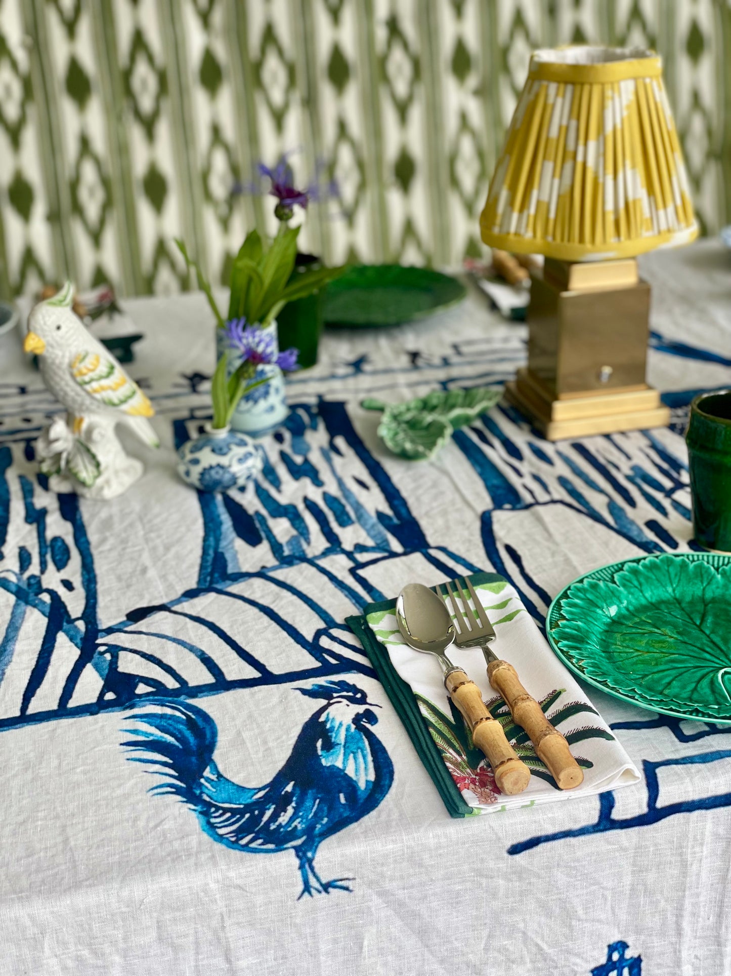 PRE-ORDER: 'Singapore Celebration' Linen Tablecloth