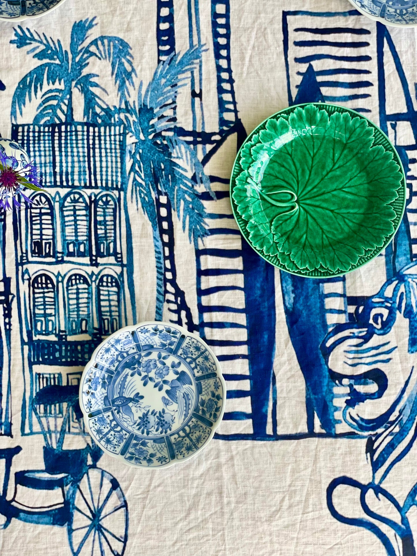 PRE-ORDER: 'Singapore Celebration' Linen Tablecloth