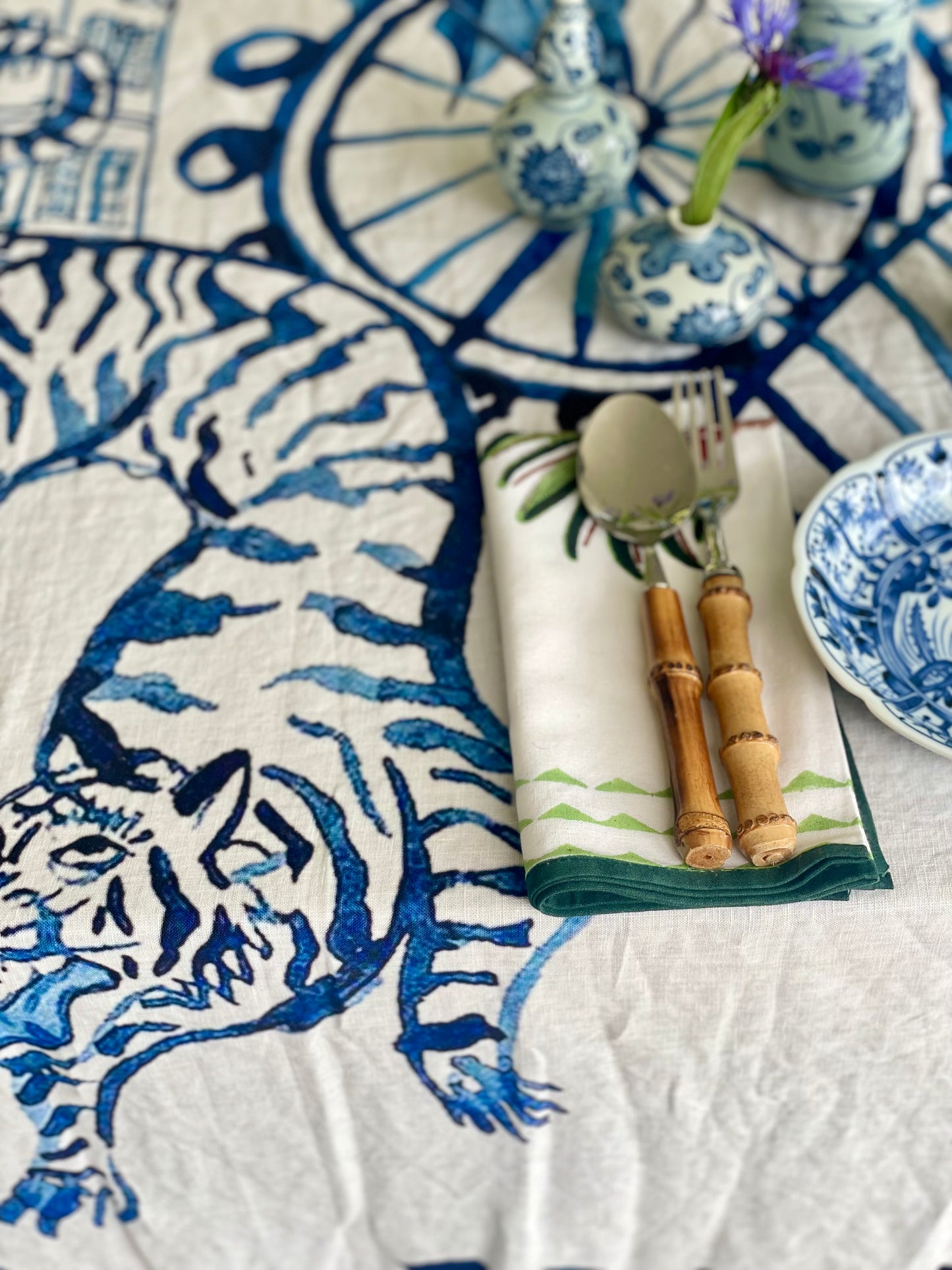 PRE-ORDER: 'Singapore Celebration' Linen Tablecloth
