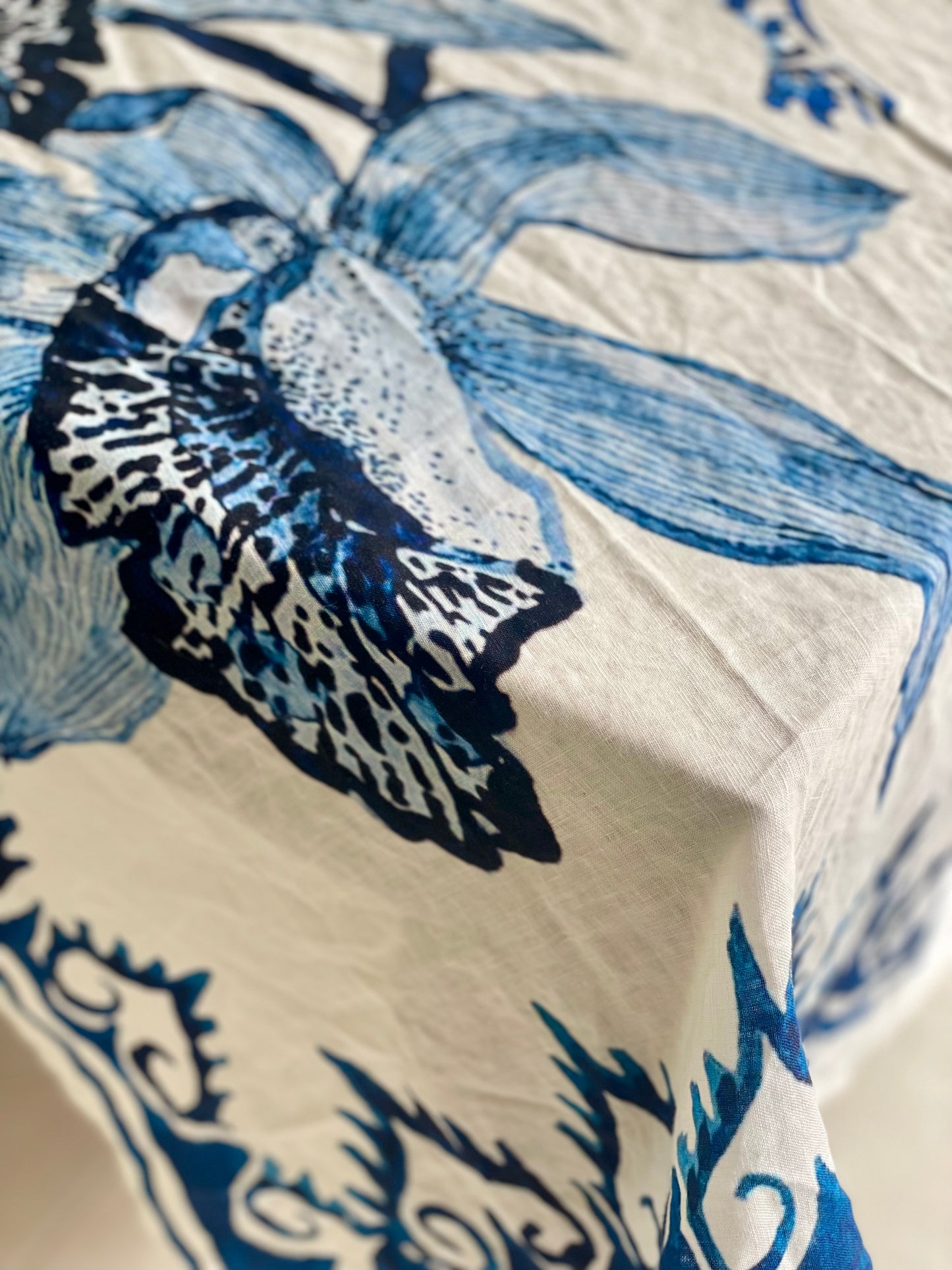 PRE-ORDER: 'Singapore Celebration' Linen Tablecloth