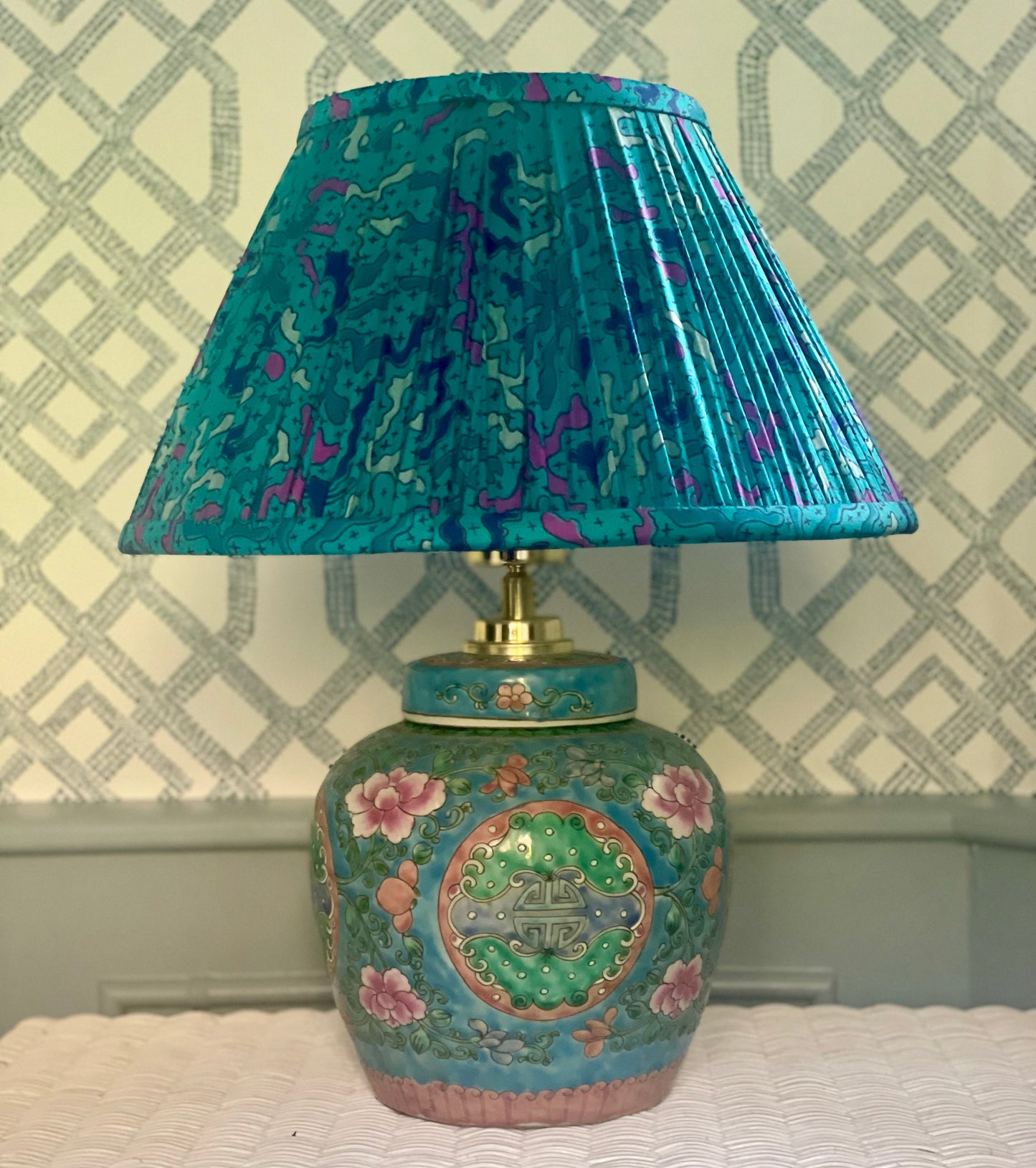 Kolkata Silk Sari Lamp Shade