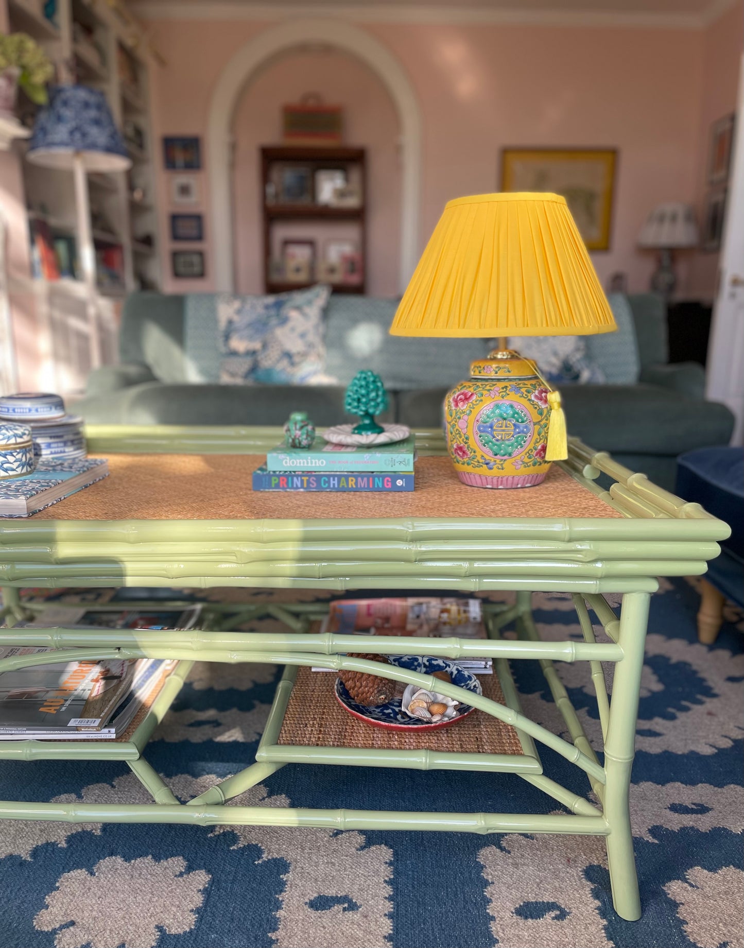 Famille Jaune Ginger Jar Lamp