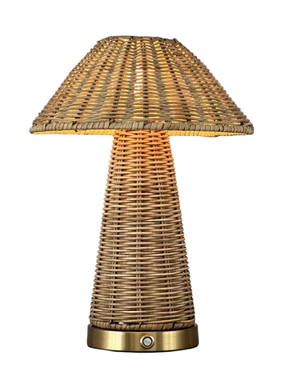 Palawan rattan rechargeable lamp