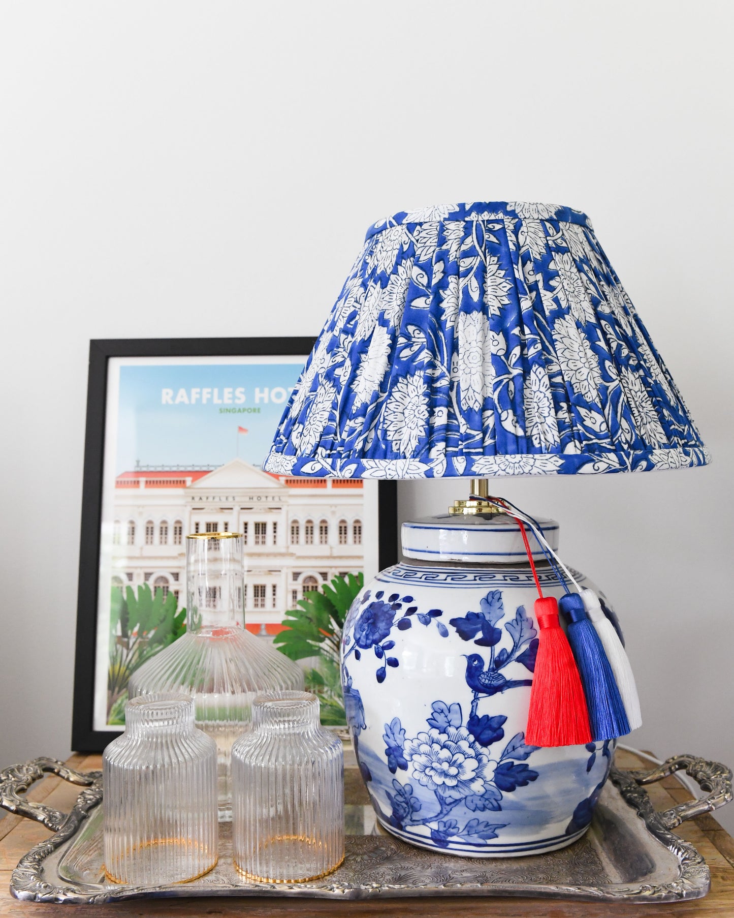 Bird Ginger Jar Lamp