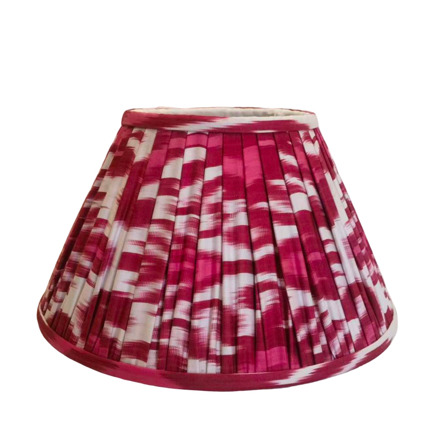 Cranberry Ikat Lamp Shade
