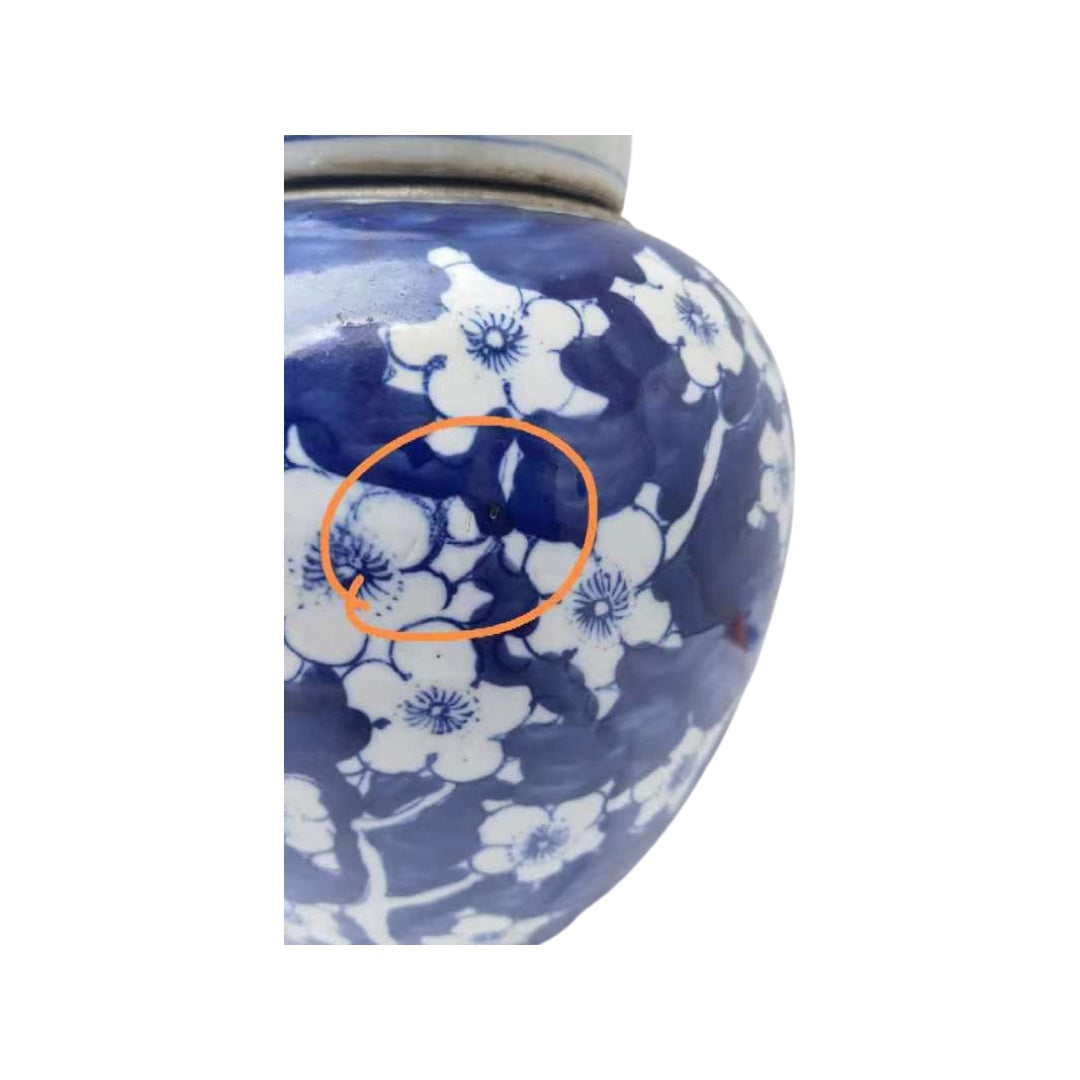 Plum Blossom Ginger Jar Lamp