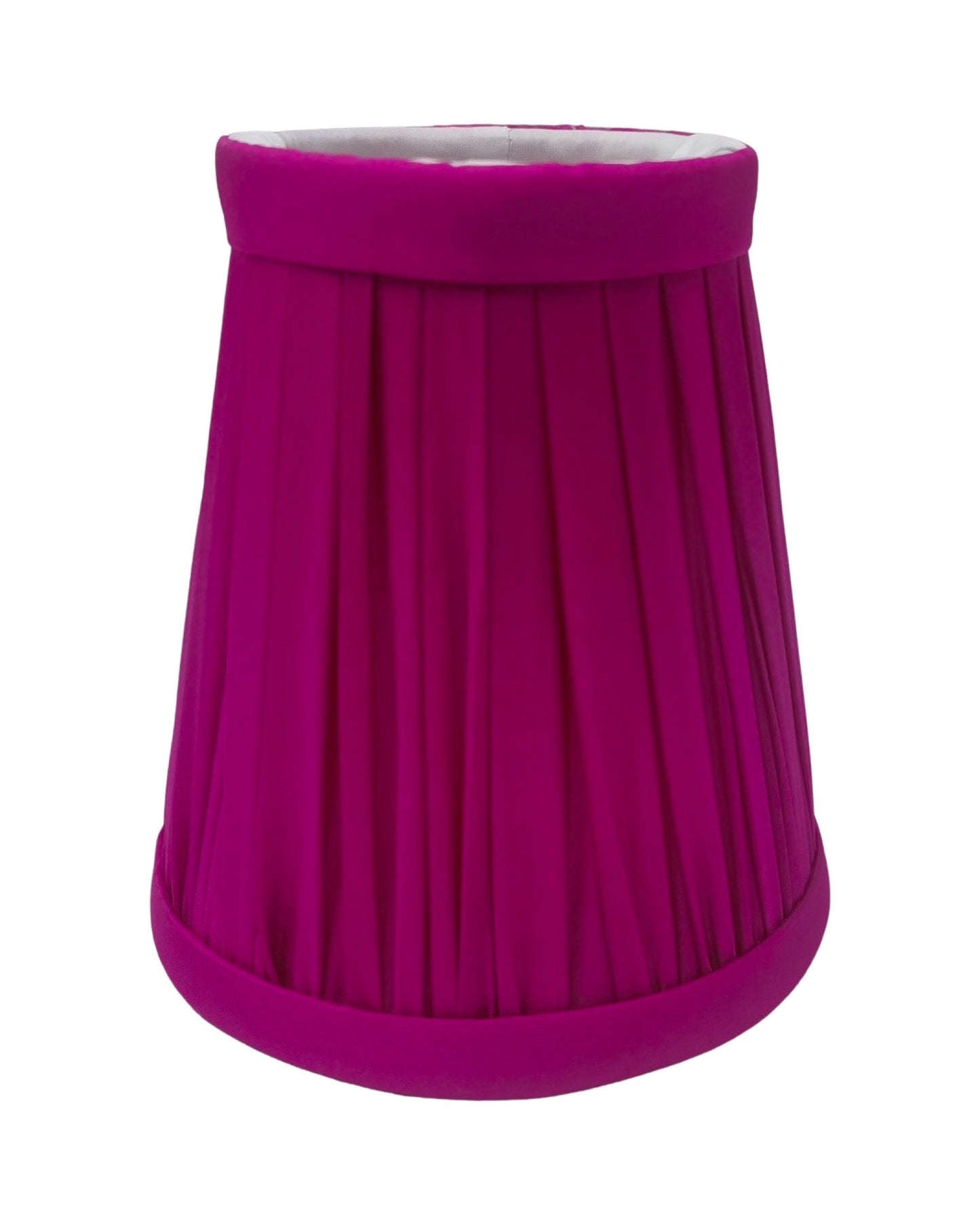 Magenta Silk Lamp Shade