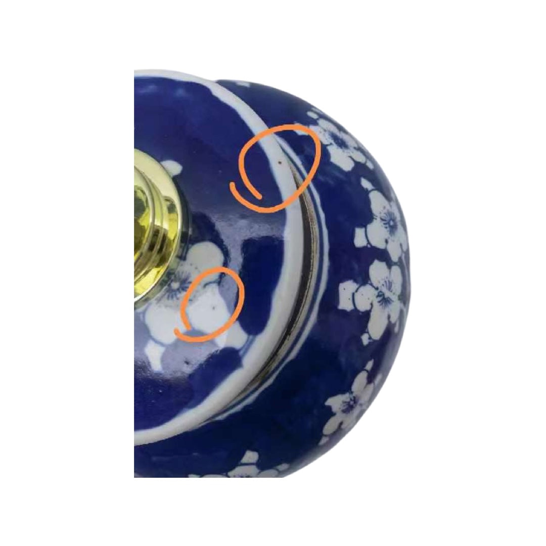Plum Blossom Ginger Jar Lamp