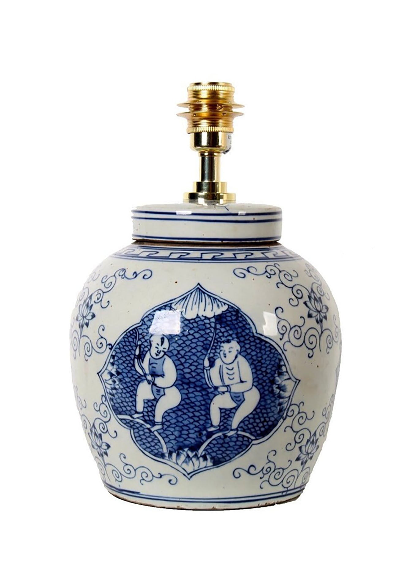 Cherubs Ginger Jar Table Lamp Base
