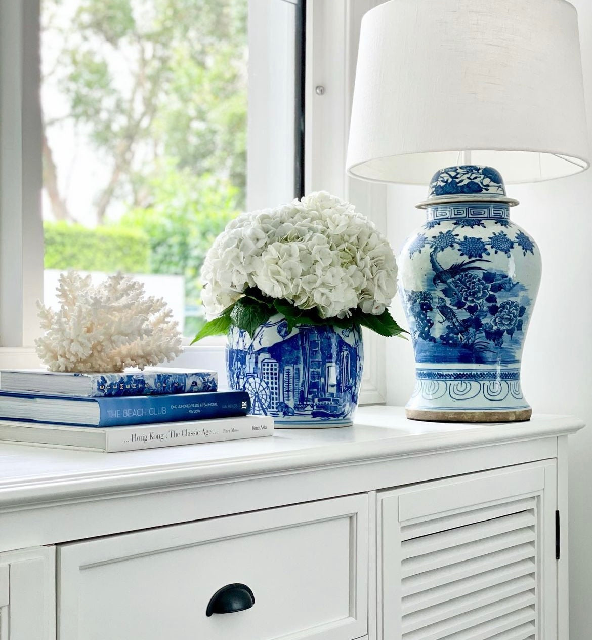 'Hong Kong Homage' Ginger Jar: Imperial Blue