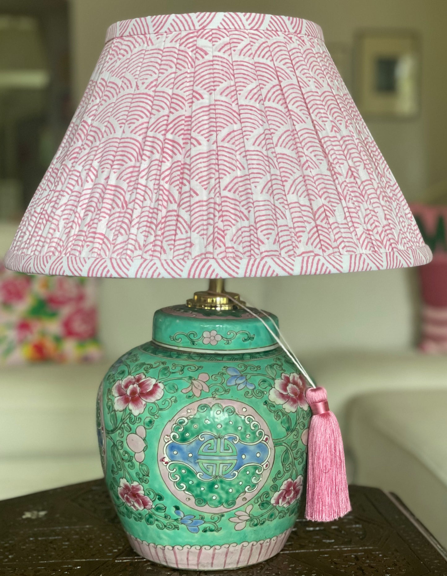 Famille Verte Ginger Jar Lamp