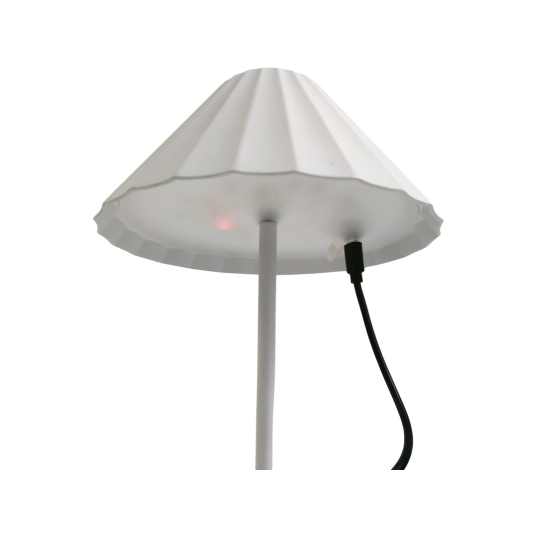 Scallop rechargeable lamp