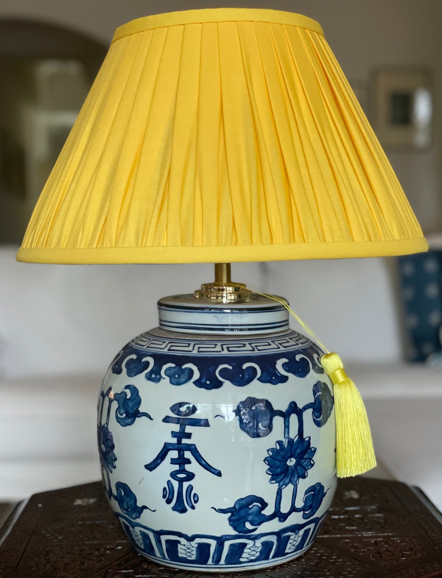 Shou Ginger Jar Lamp