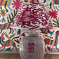 Garnet Silk Ikat Lamp Shade