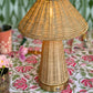 Palawan rattan rechargeable lamp