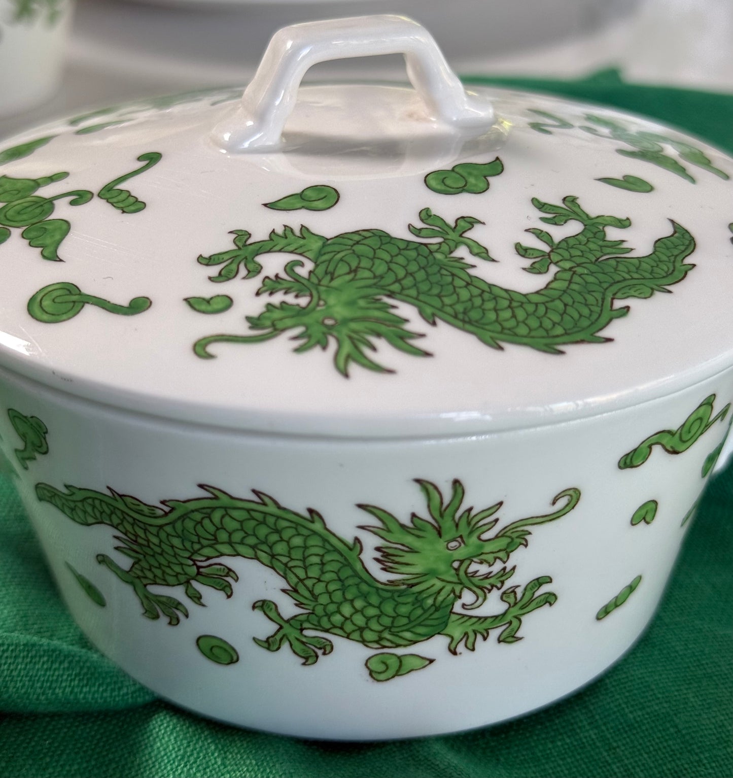 Rare Green Dragon Part Tea Set