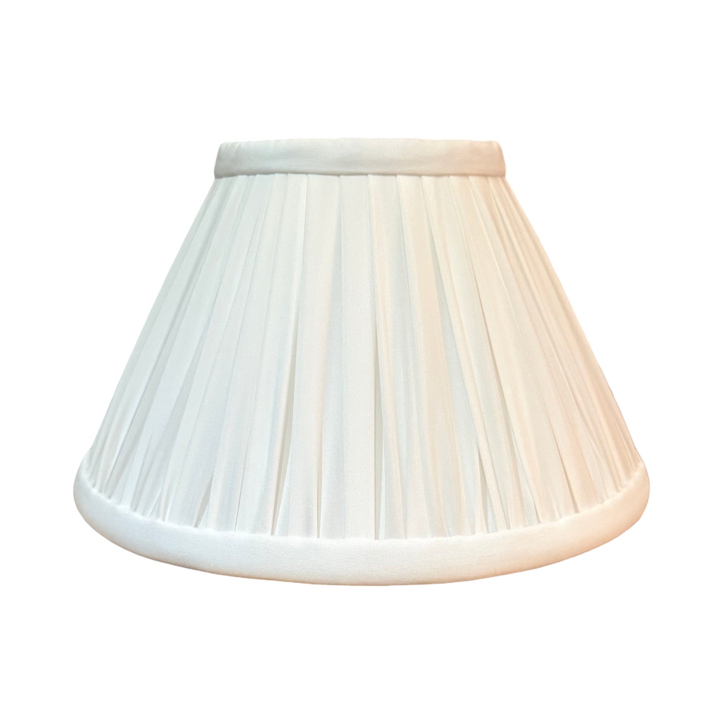 White Silk Lamp Shade