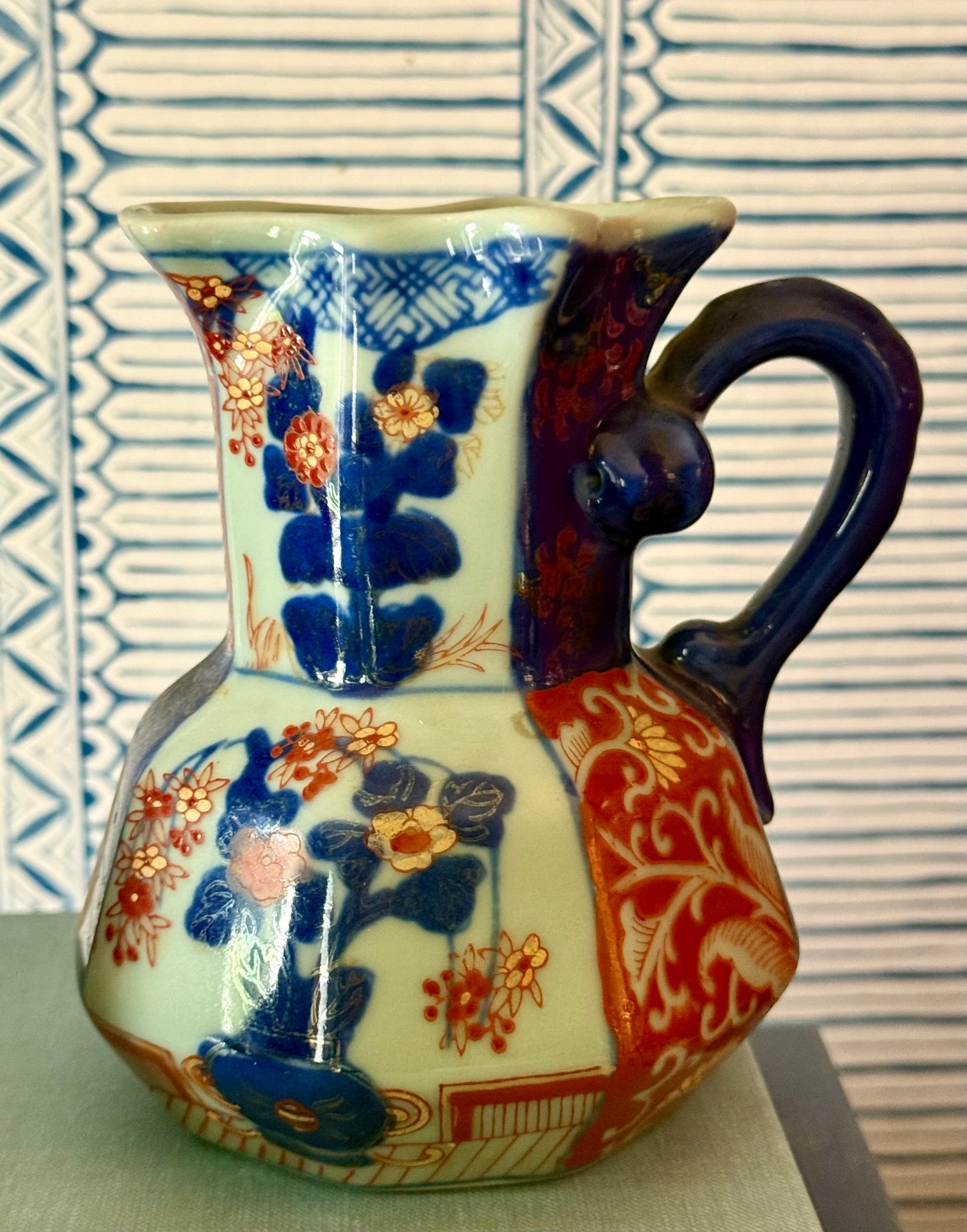 Antique Ironstone Imari Jugs