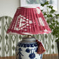 Berry Silk Ikat Lamp Shade