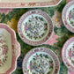 Vintage 'Singapore Bird' Side Plates: set of 4