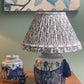 Gardenia Frill Block-Printed Lamp Shade