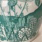 ‘Hong Kong Homage' Ginger Jar Lamp: Jade Green