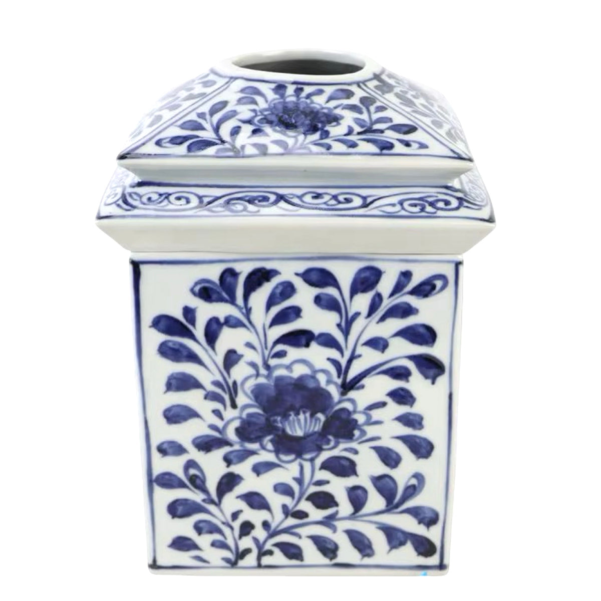 Lotus Flower Ceramic Tissue Box