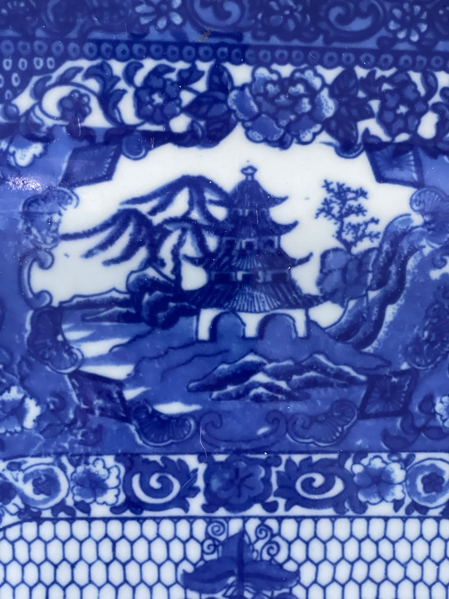 Antique Chinoiserie Victoria Ware Platter