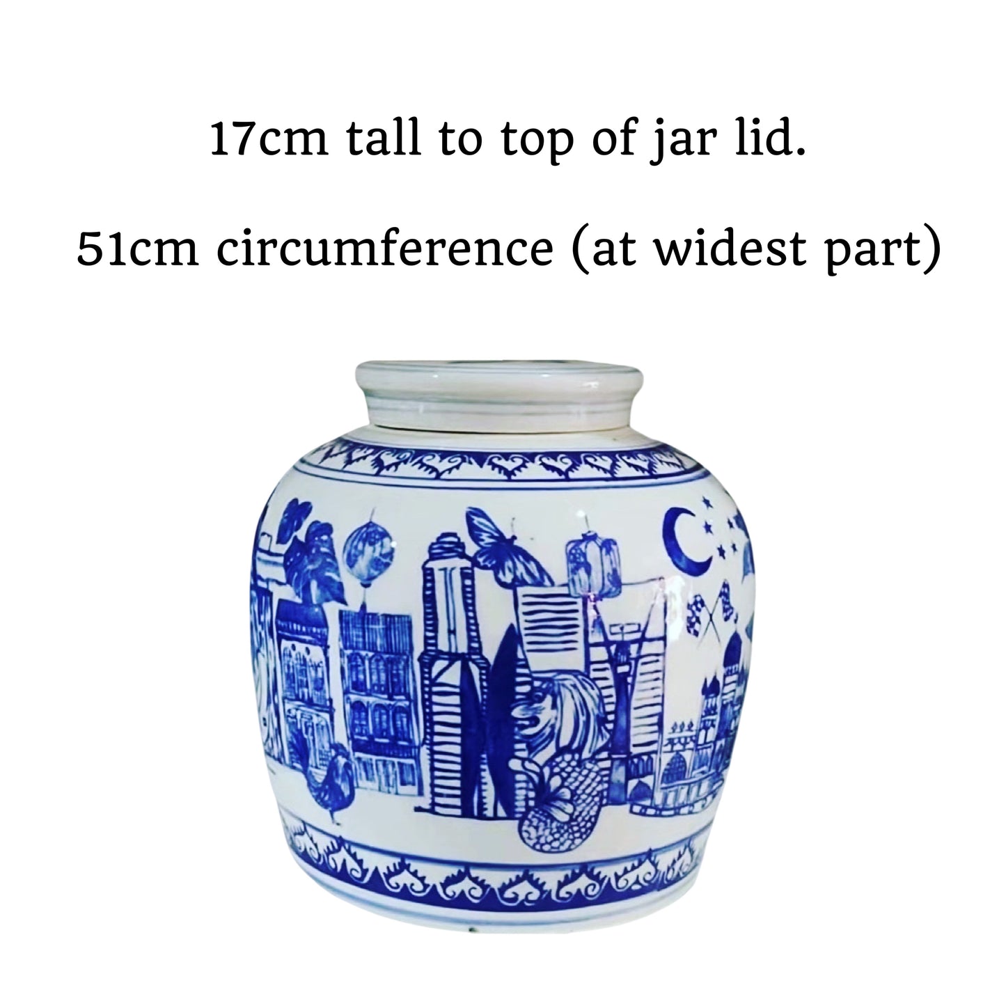 ‘Singapore Celebration' Ginger Jar Mini