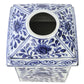 Lotus Flower Ceramic Tissue Box