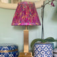 Pillar rechargeable lamp (with Adoni Sari shade)
