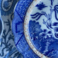 Vintage 'Blue Willow' Dinner Plates: set of 4