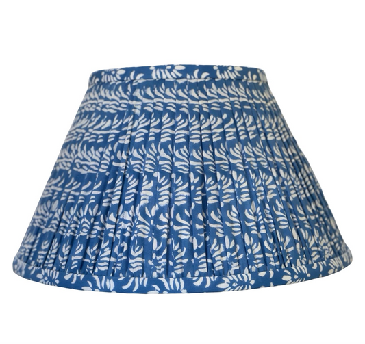 Hyacinth Block-Printed Lamp Shade