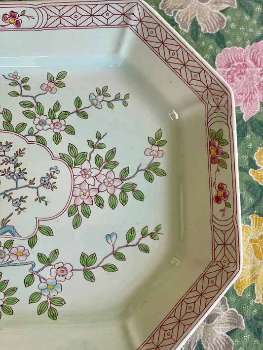 Vintage 'Singapore Bird' Large Platter